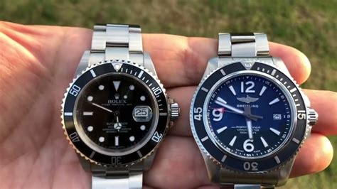 breitling superocean 2 vs rolex submariner|breitling superocean watch review.